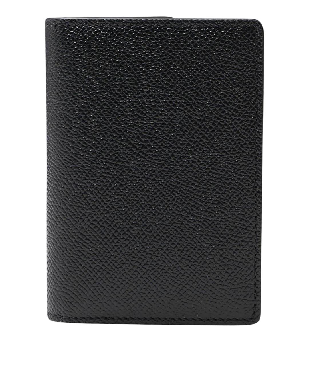 MAISON MARGIELA Черный кожаный кардхолдер, фото 1