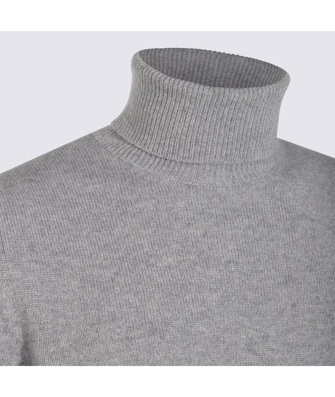 MALO Серый шерстяной джемпер / свитер, фото 4