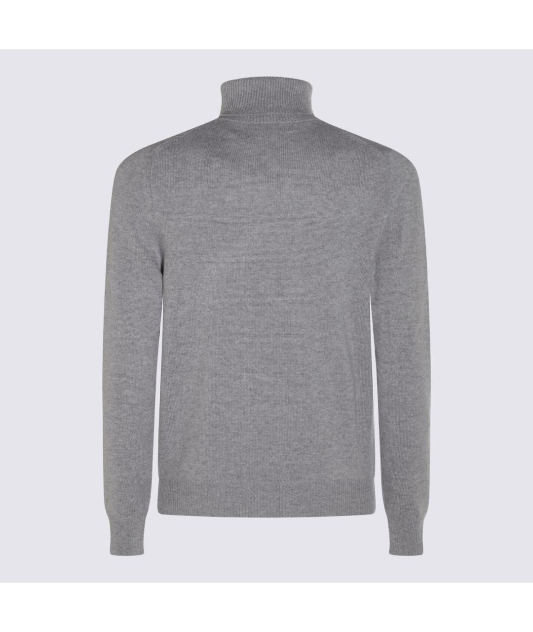 MALO Серый шерстяной джемпер / свитер, фото 2