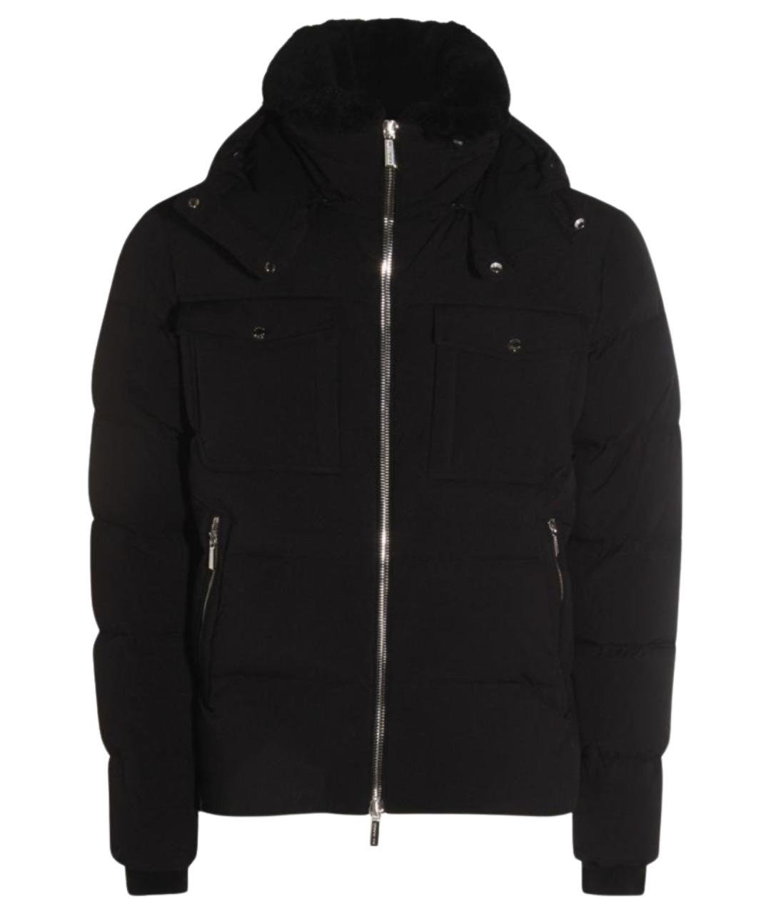 MOORER Черная куртка, фото 1