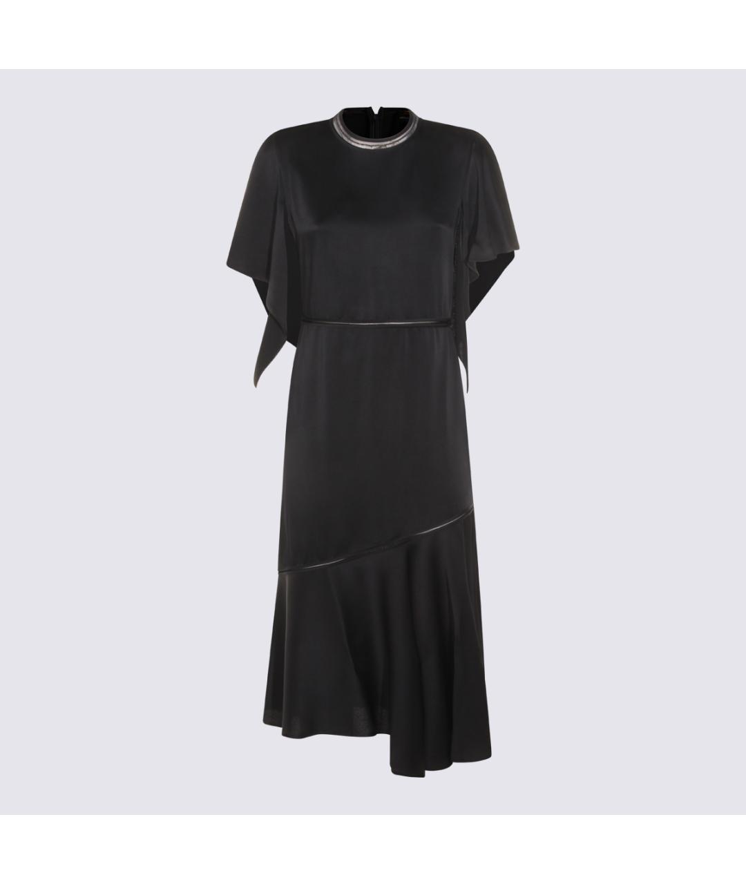 FABIANA FILIPPI Черное вискозное платье, фото 5