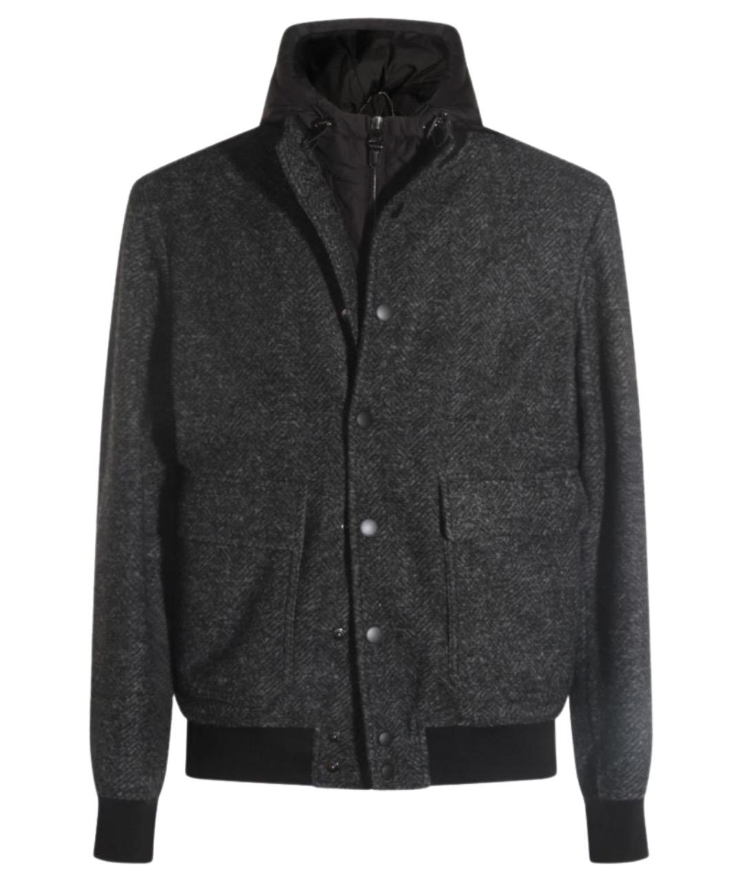 CANALI Серая шерстяная куртка, фото 1