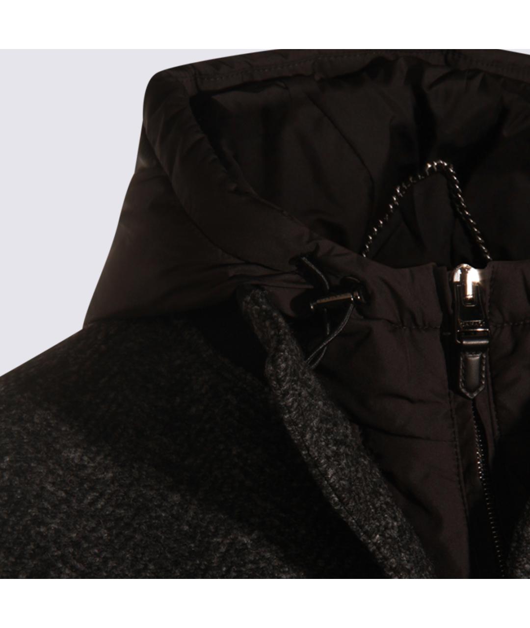 CANALI Серая шерстяная куртка, фото 4