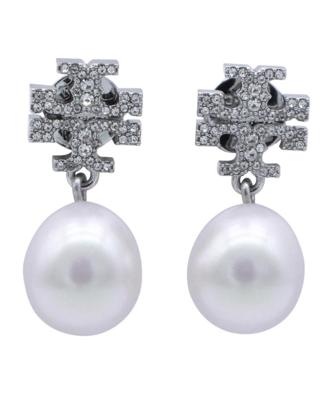 TORY BURCH Серебряные латунные серьги, фото 1