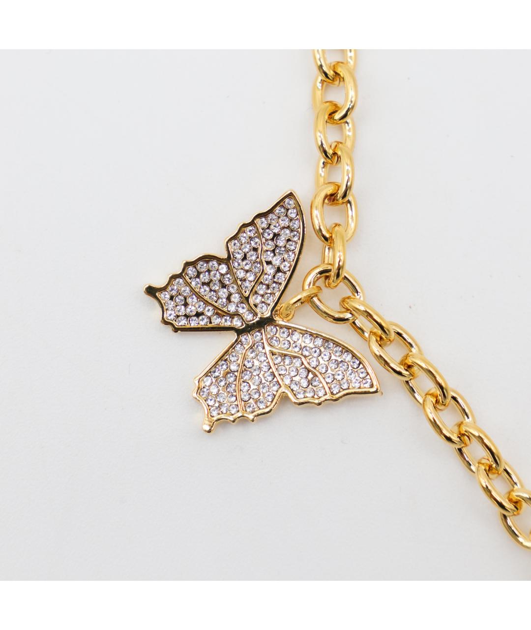 BLUMARINE Золотое латунное колье, фото 3