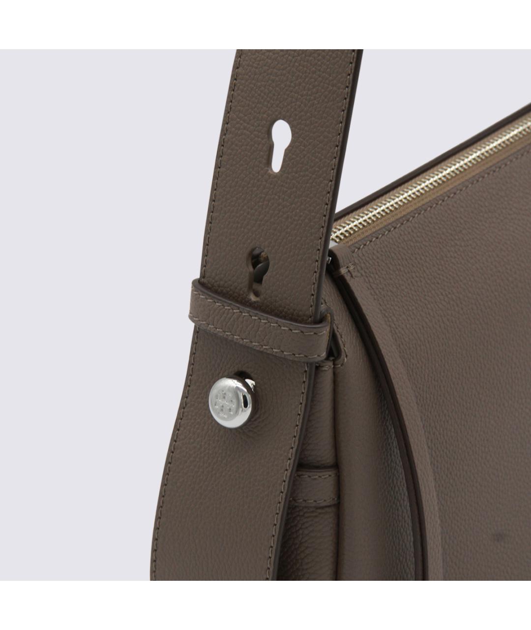 TORY BURCH Коричневая кожаная сумка через плечо, фото 4