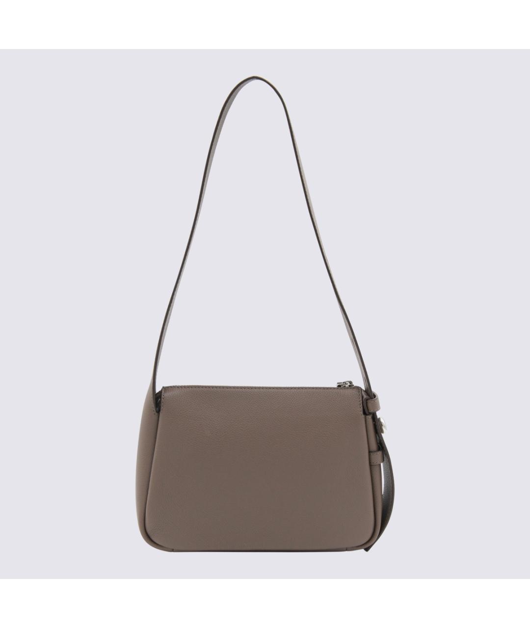 TORY BURCH Коричневая кожаная сумка через плечо, фото 3