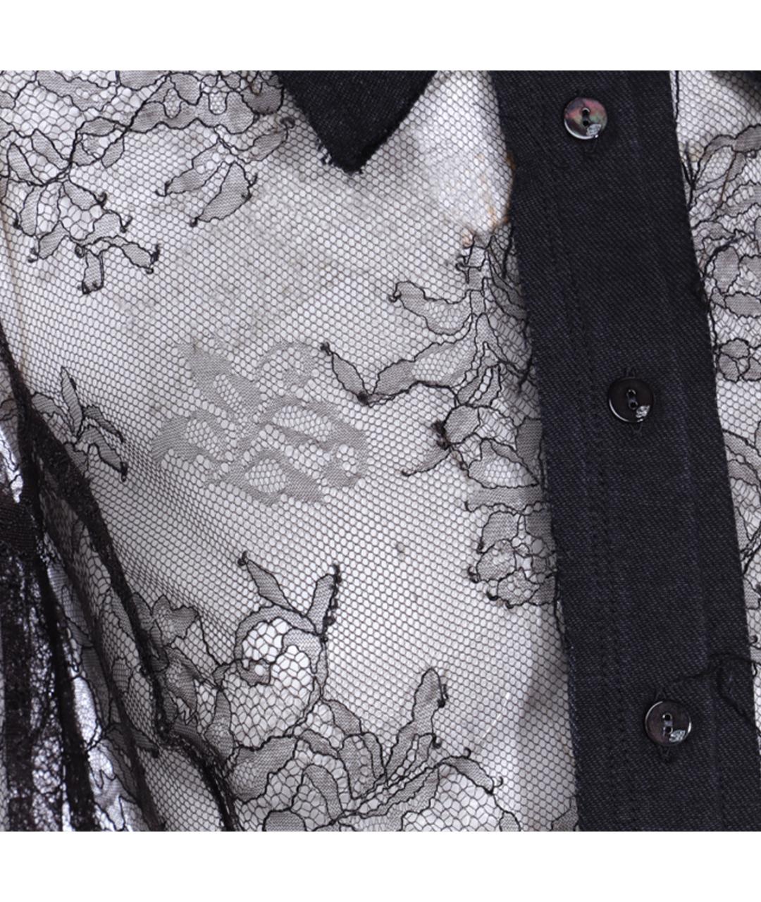 BLUMARINE Черная рубашка, фото 4