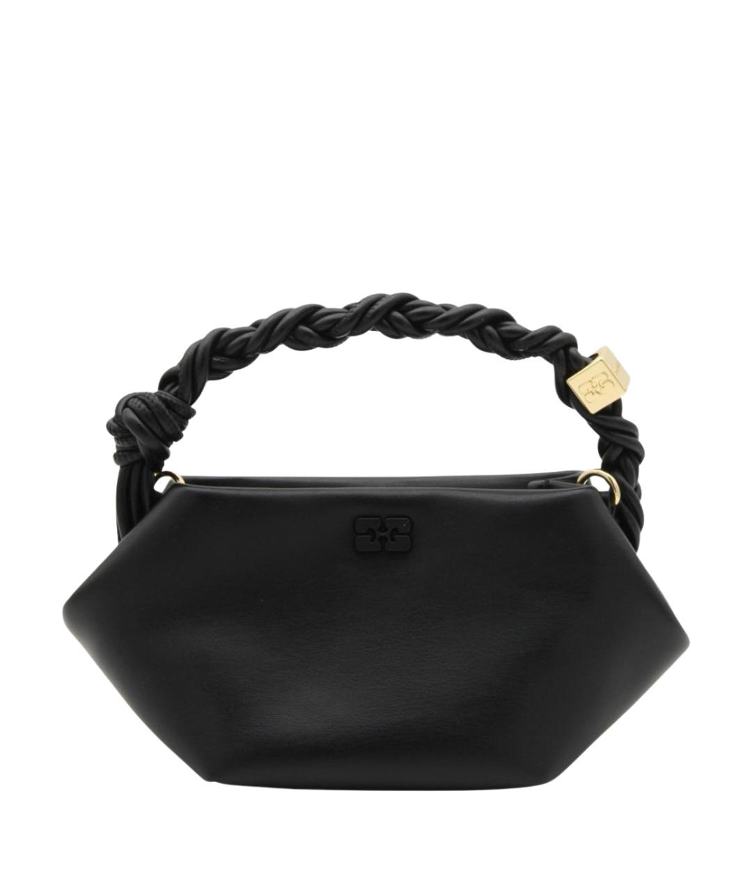 GANNI Черная сумка с короткими ручками, фото 1