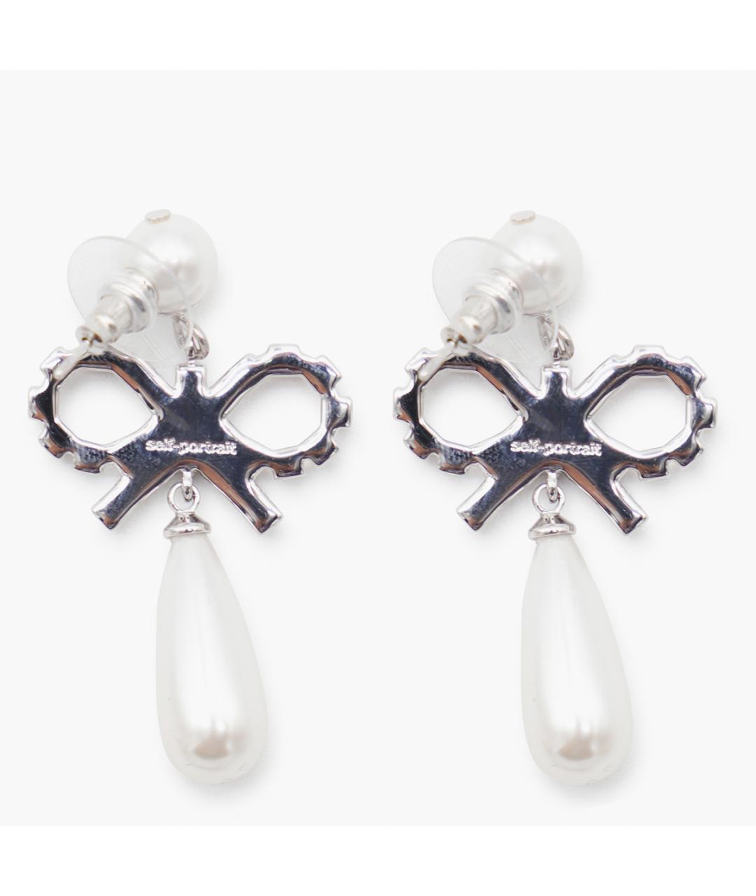 SELF-PORTRAIT Серебряные латунные серьги, фото 2