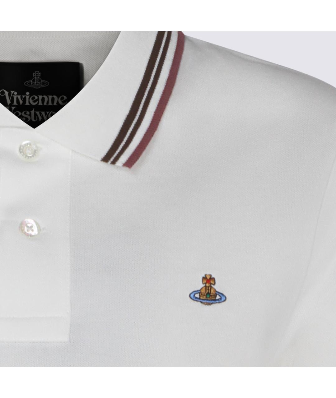 VIVIENNE WESTWOOD Белая хлопковая футболка, фото 3