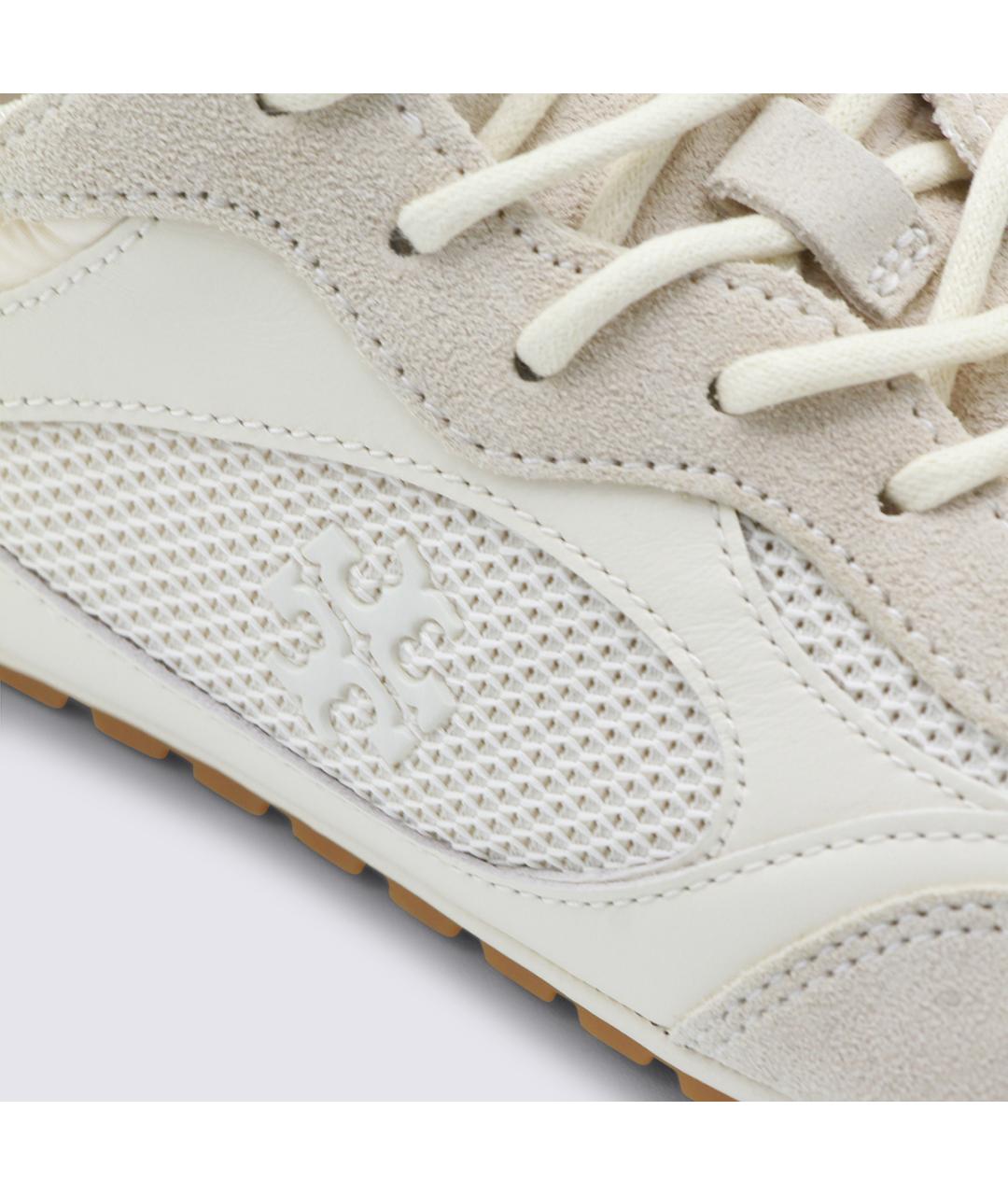 TORY BURCH Белые замшевые кроссовки, фото 4