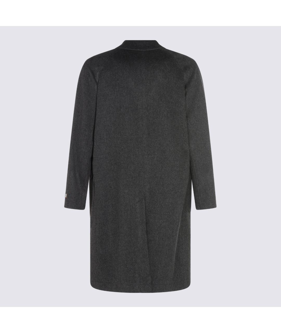 CANALI Серое шерстяное пальто, фото 2