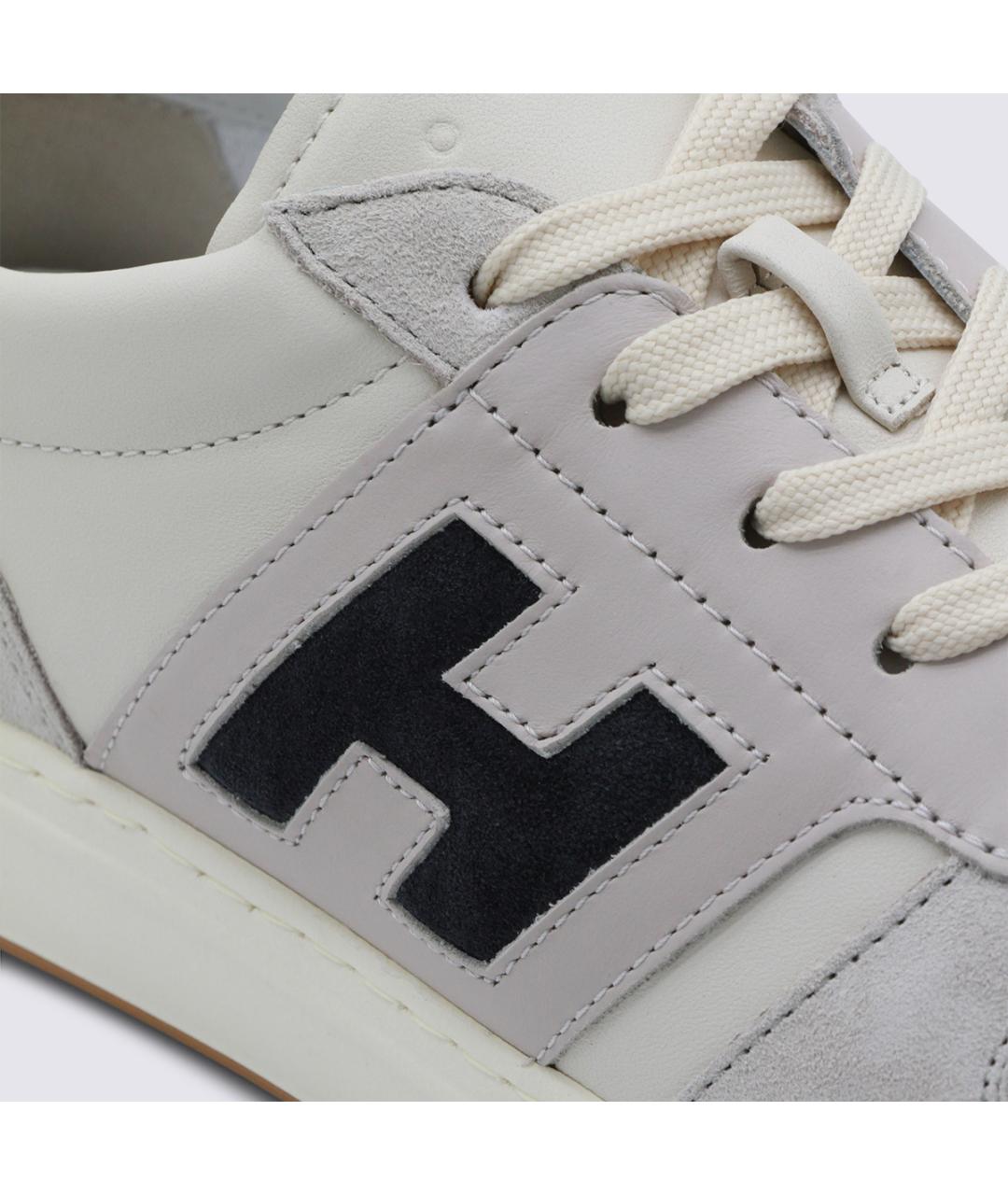 HOGAN Мульти кожаные низкие кроссовки / кеды, фото 4