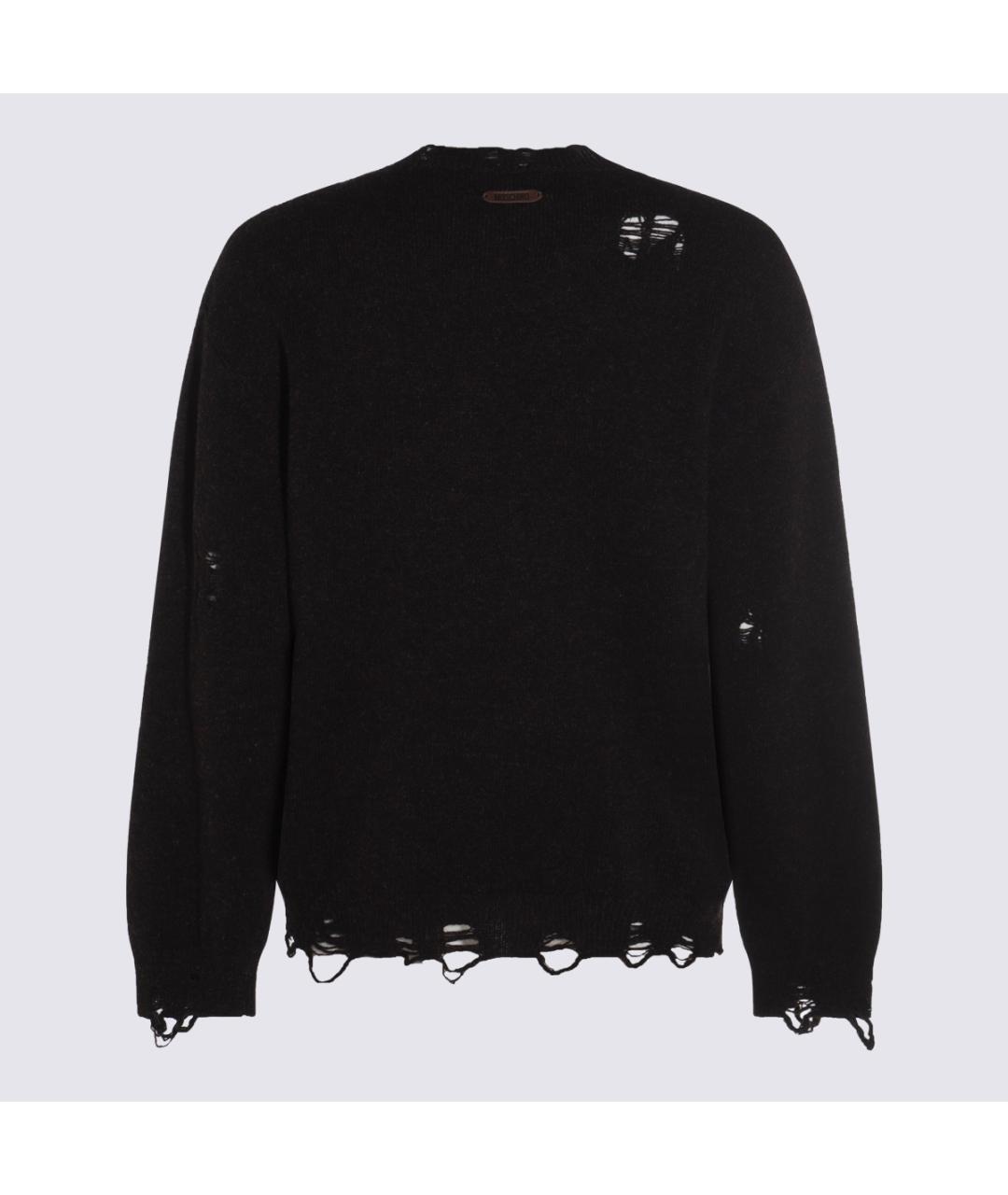 MOSCHINO Коричневый шерстяной джемпер / свитер, фото 2