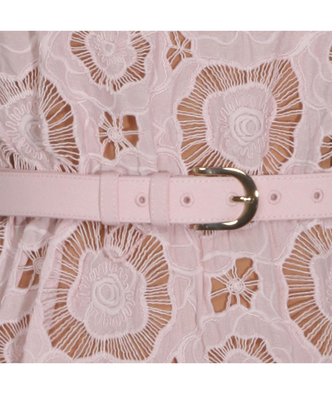 SELF-PORTRAIT Розовое повседневное платье, фото 3