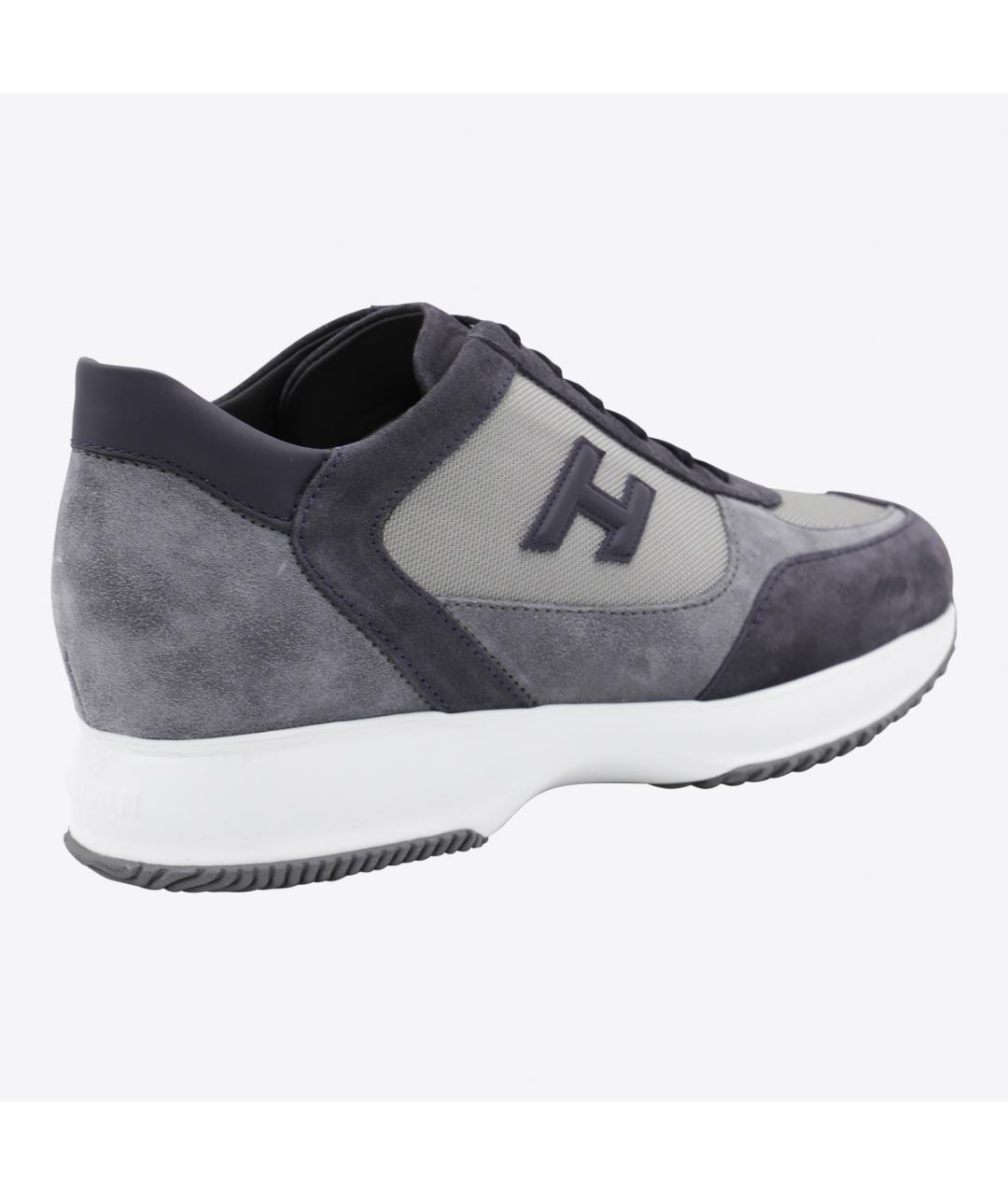 HOGAN Синие низкие кроссовки / кеды, фото 3