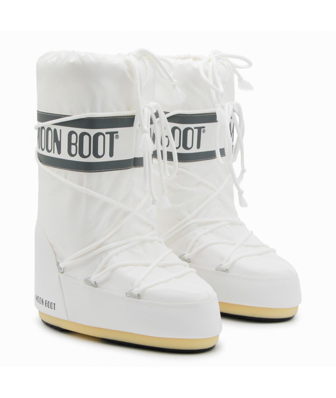 MOON BOOT Белые сапоги, фото 2