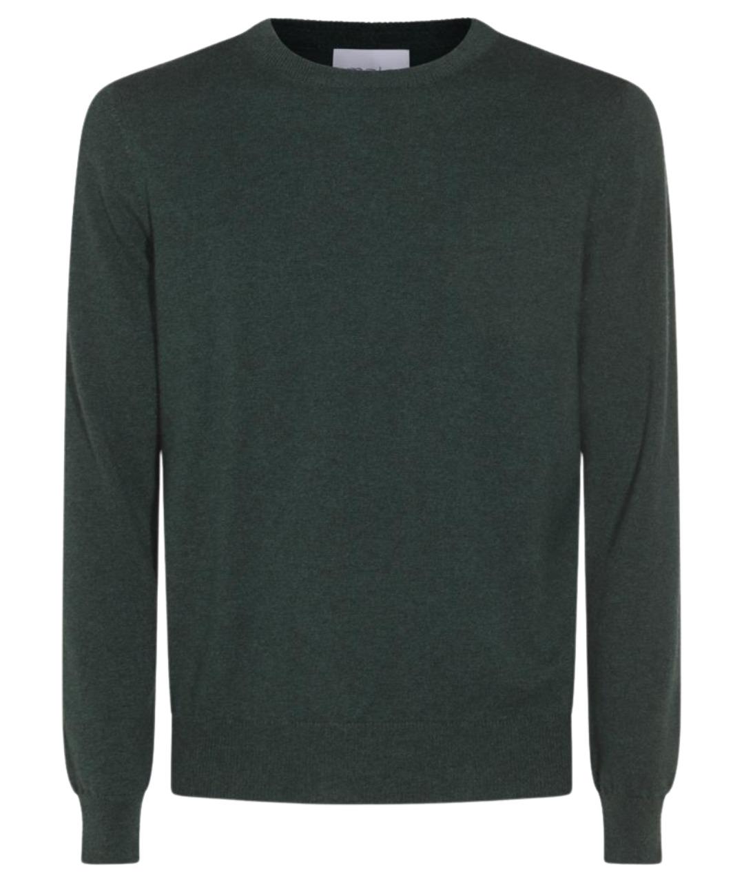 MALO Зеленый шерстяной джемпер / свитер, фото 1