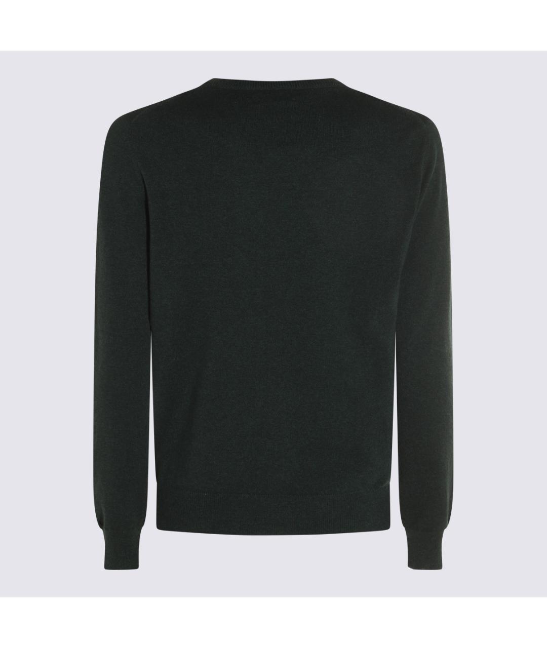 MALO Зеленый шерстяной джемпер / свитер, фото 2