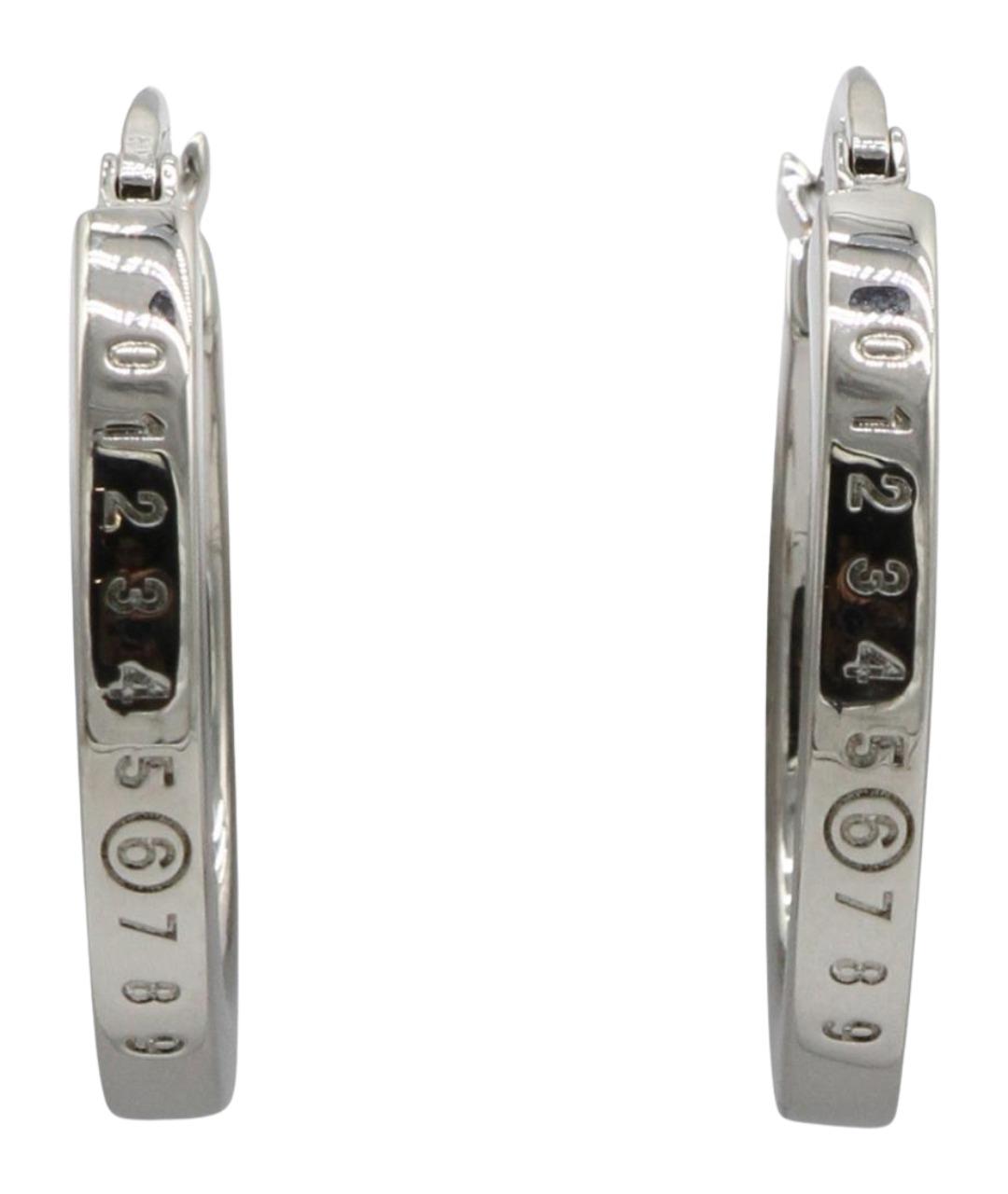 MM6 MAISON MARGIELA Серебряные латунные серьги, фото 1