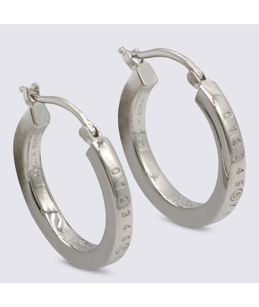 MM6 MAISON MARGIELA Серебряные латунные серьги, фото 2