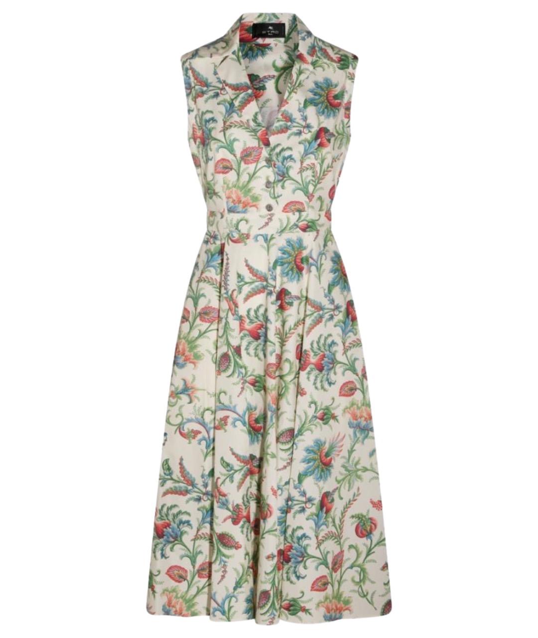 ETRO Мульти хлопковое повседневное платье, фото 1