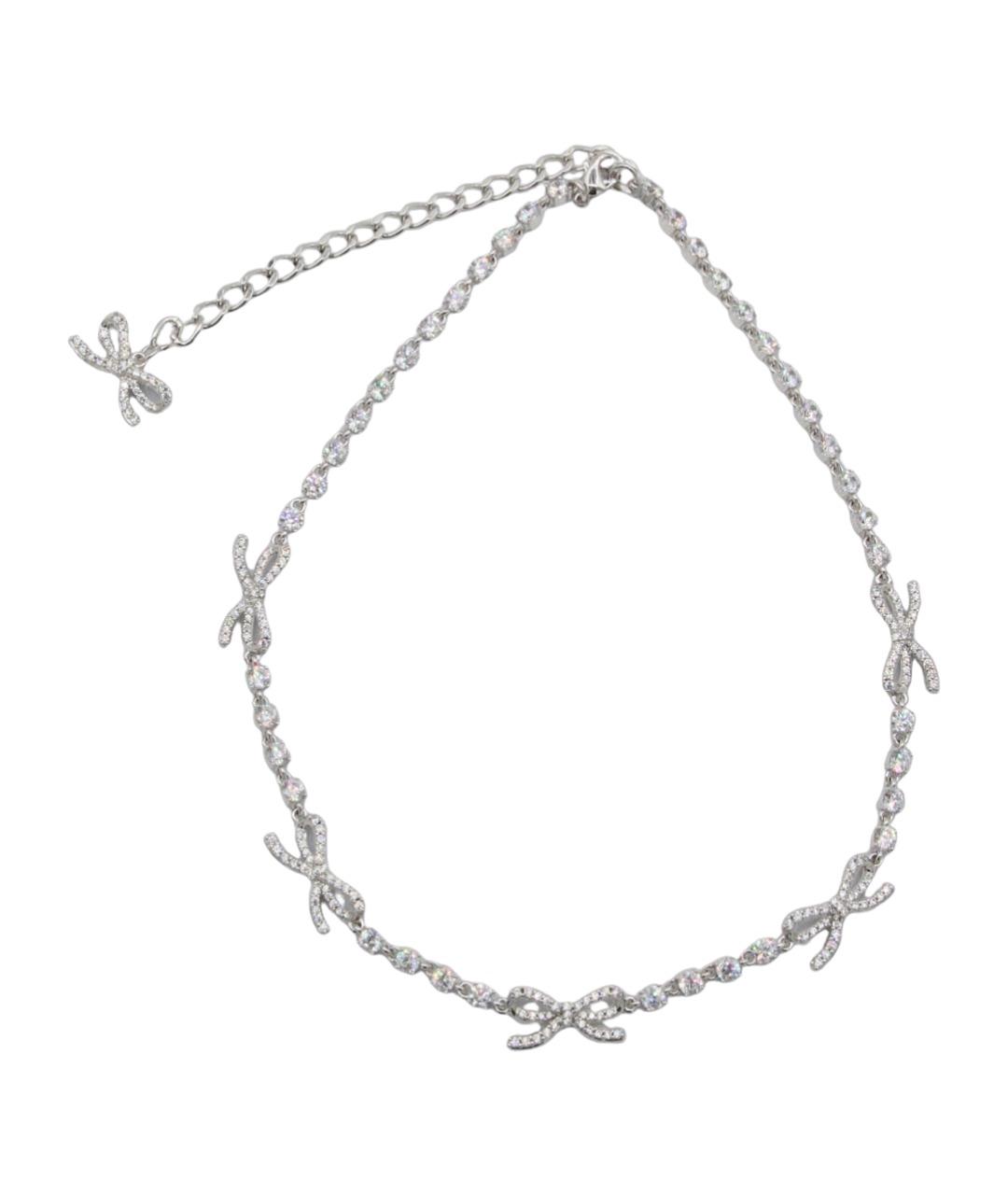 SELF-PORTRAIT Серебряное металлическое колье, фото 1