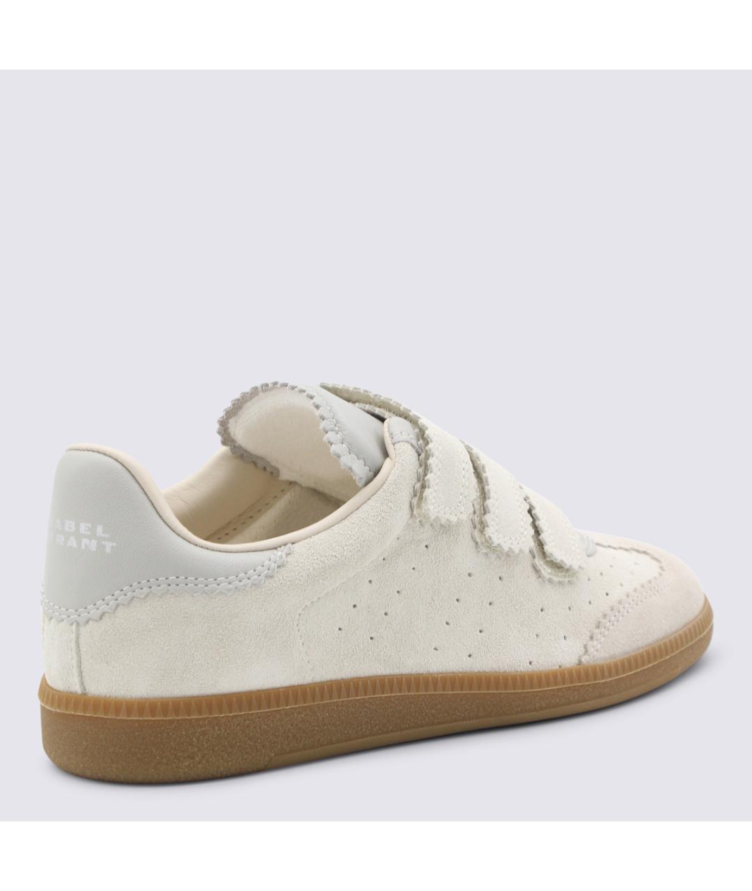 ISABEL MARANT Бежевые замшевые кеды, фото 3