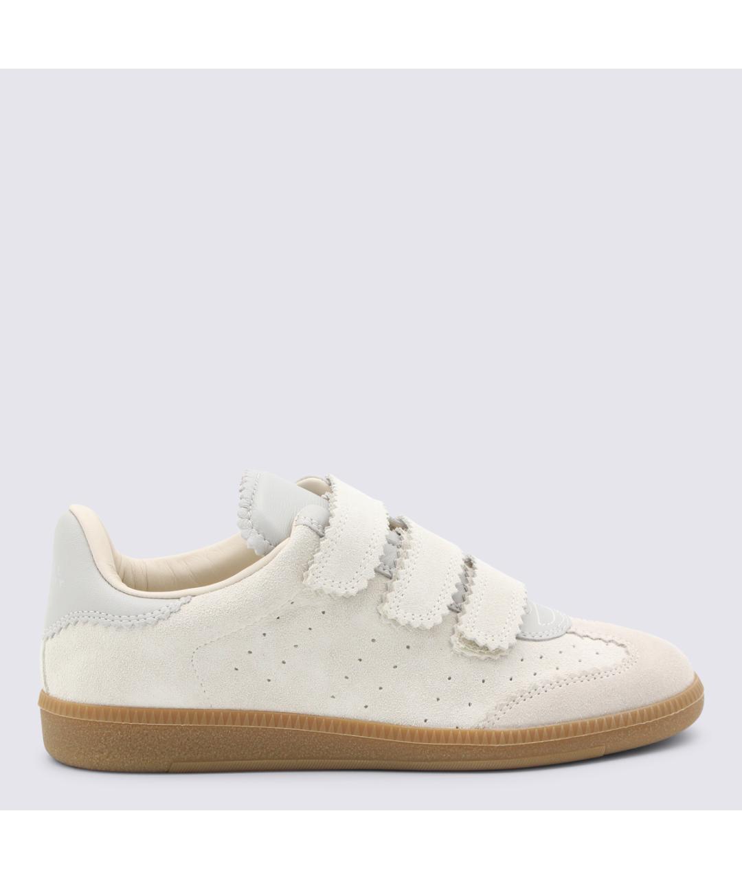 ISABEL MARANT Бежевые замшевые кеды, фото 5