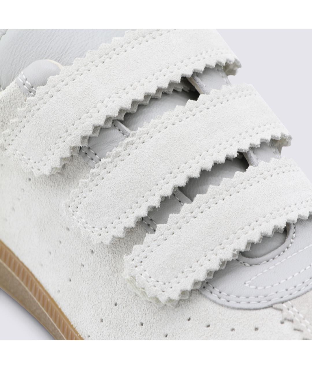 ISABEL MARANT Бежевые замшевые кеды, фото 4