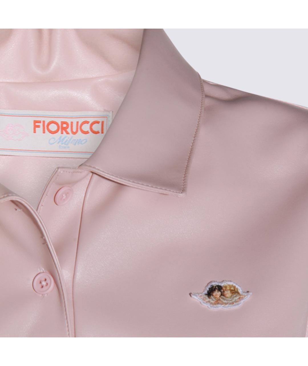 FIORUCCI Розовое полиуретановое повседневное платье, фото 3