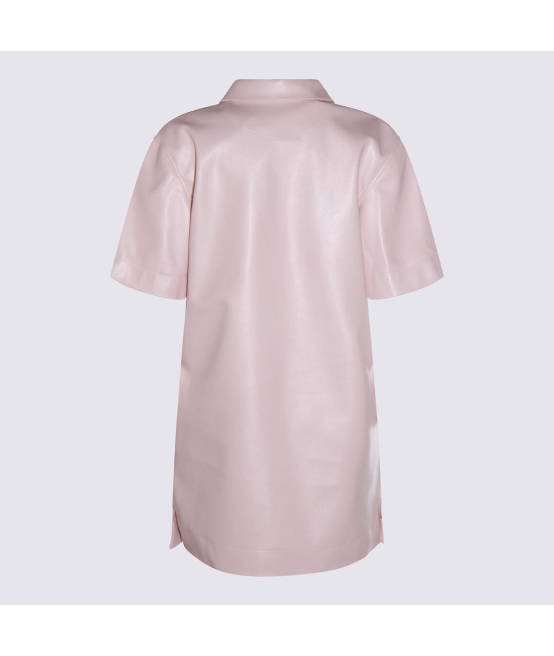 FIORUCCI Розовое полиуретановое повседневное платье, фото 2