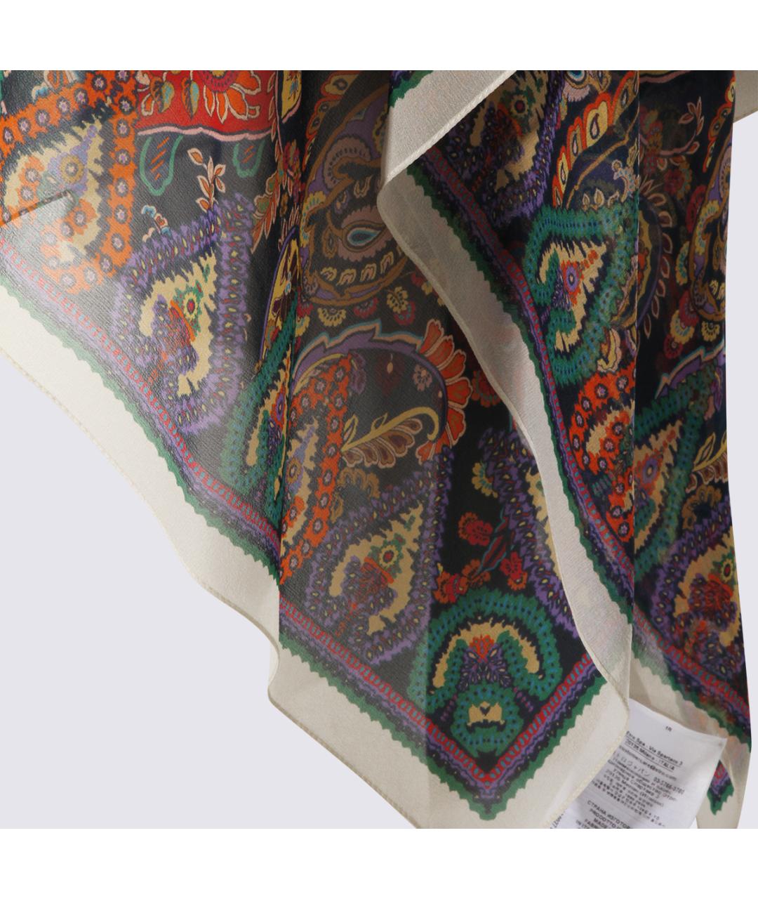 ETRO Мульти шелковая майка, фото 3