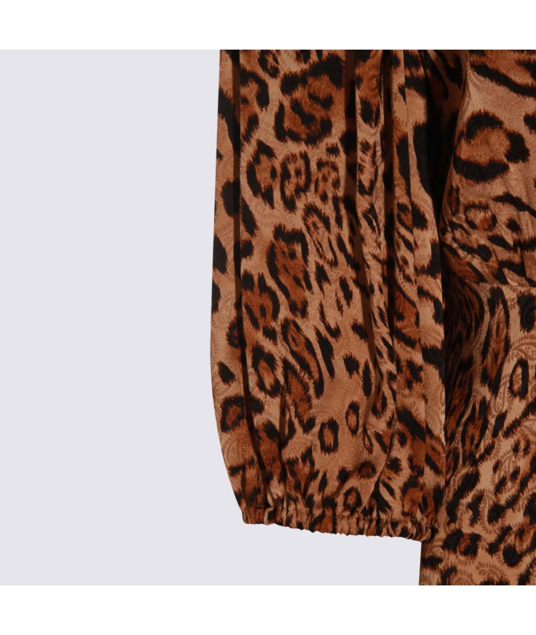 TWIN-SET Мульти вискозное повседневное платье, фото 3