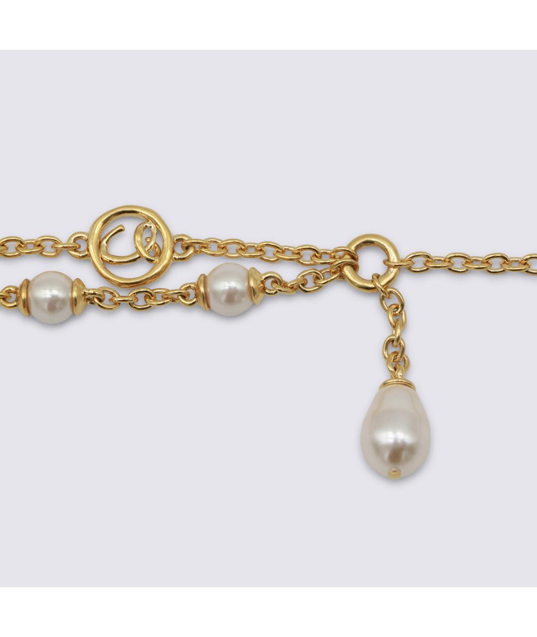 CHLOE Золотой металлический браслет, фото 2