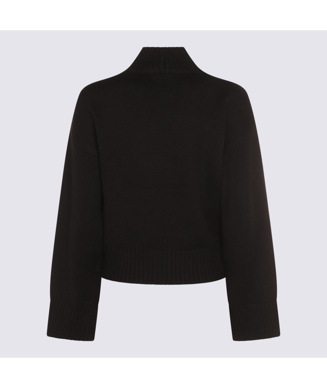 FABIANA FILIPPI Черный шерстяной джемпер / свитер, фото 2