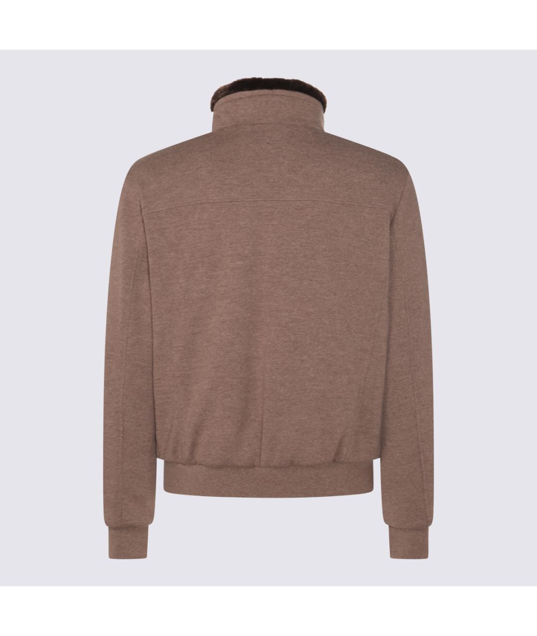 MOORER Коричневая шерстяная куртка, фото 2