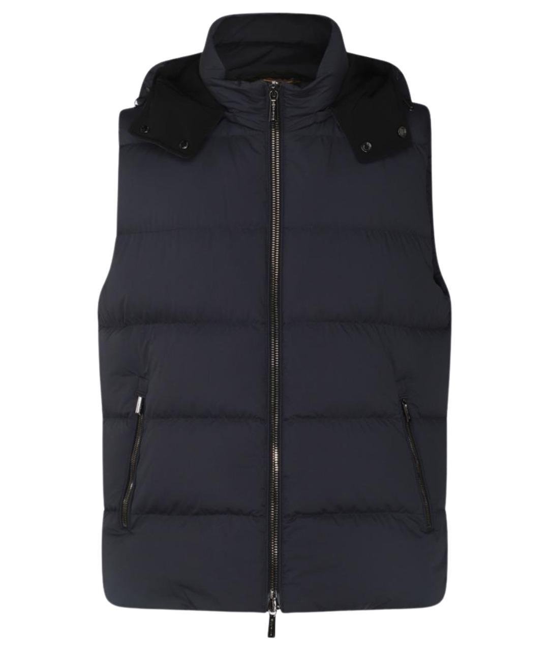 MOORER Синий жилет, фото 1