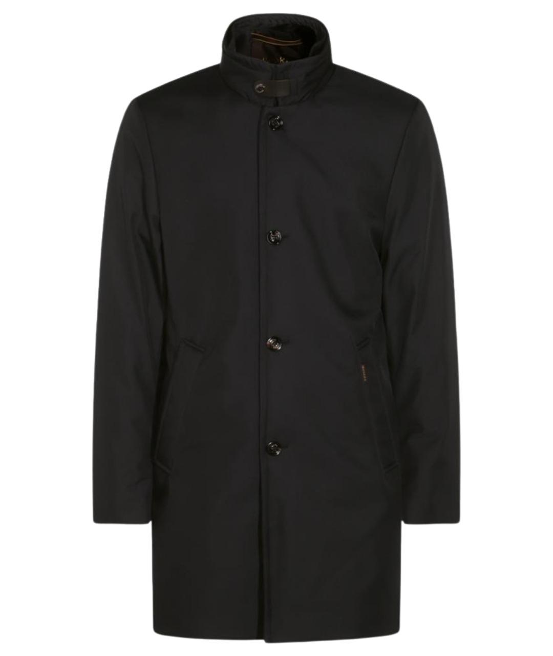 MOORER Черное пальто, фото 1