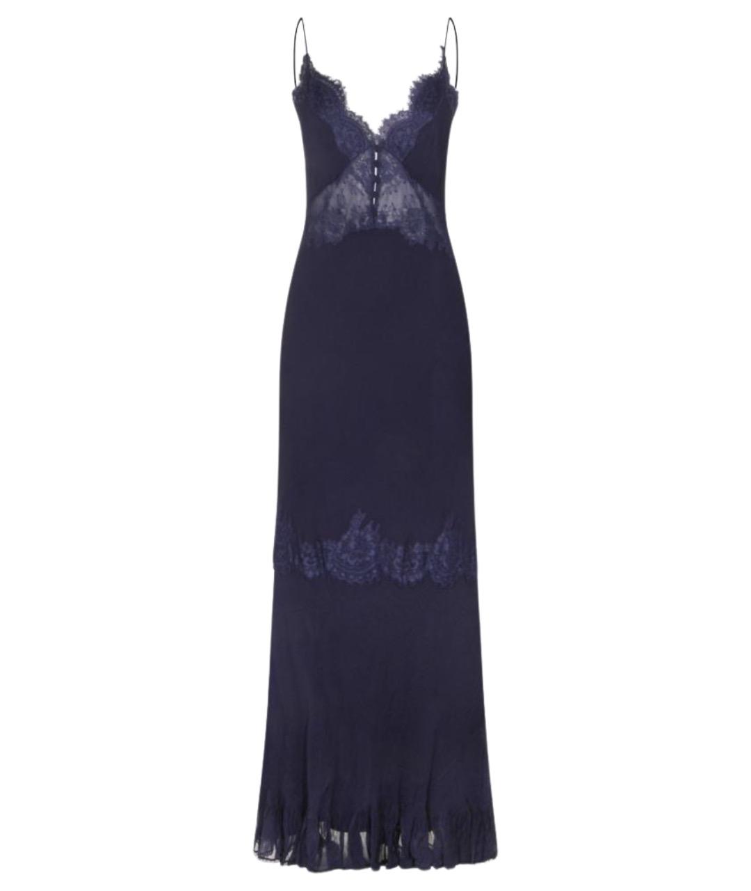 SELF-PORTRAIT Синее полиэстеровое вечернее платье, фото 1