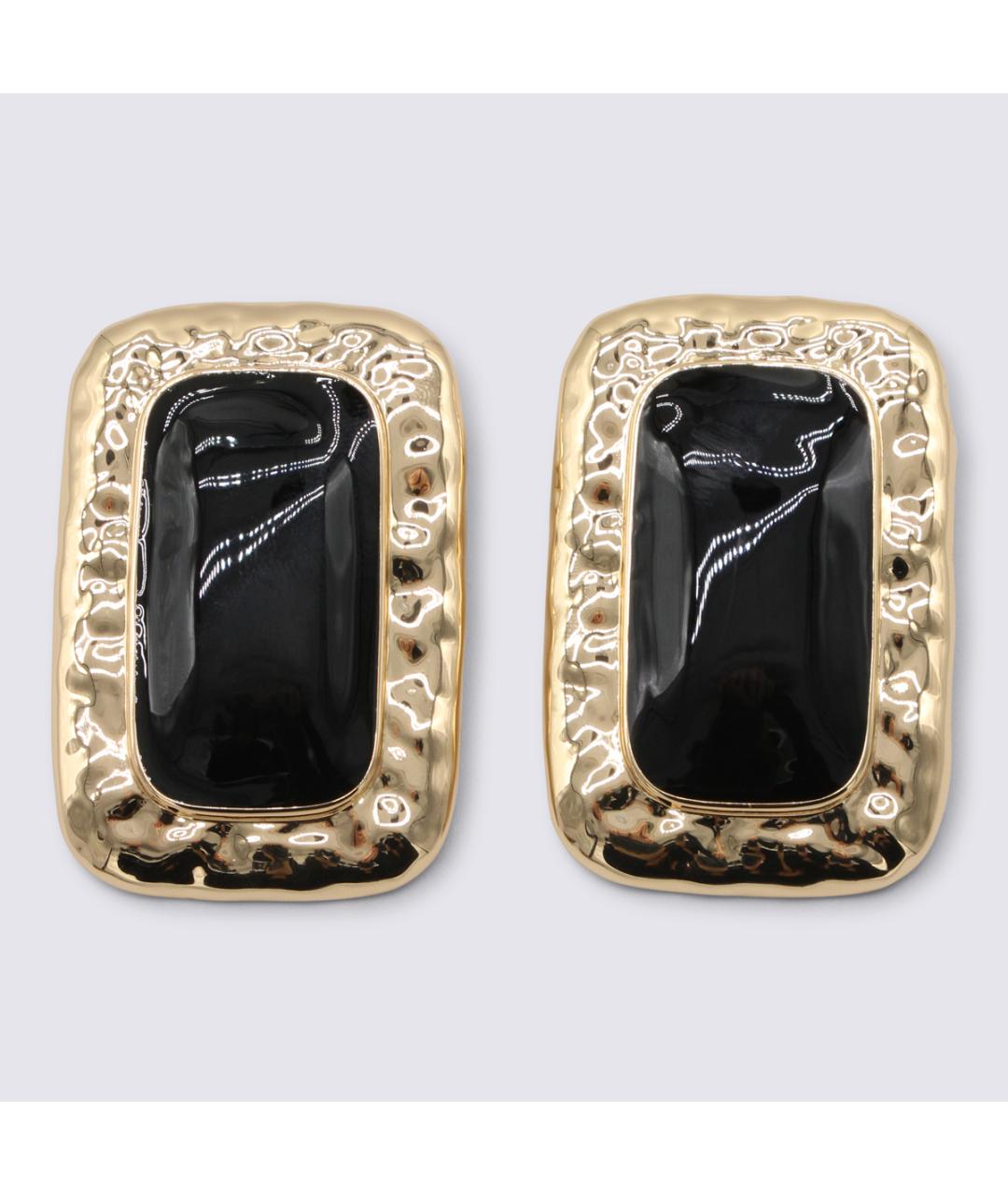 SELF-PORTRAIT Золотые металлические серьги, фото 3