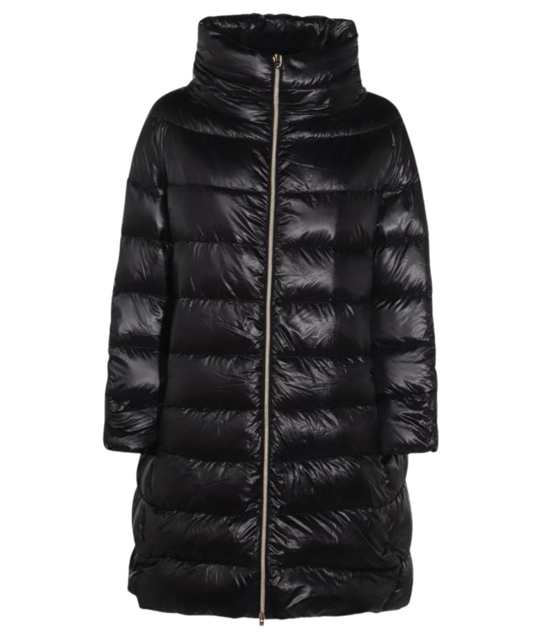 HERNO Черный полиамидовый пуховик, фото 1
