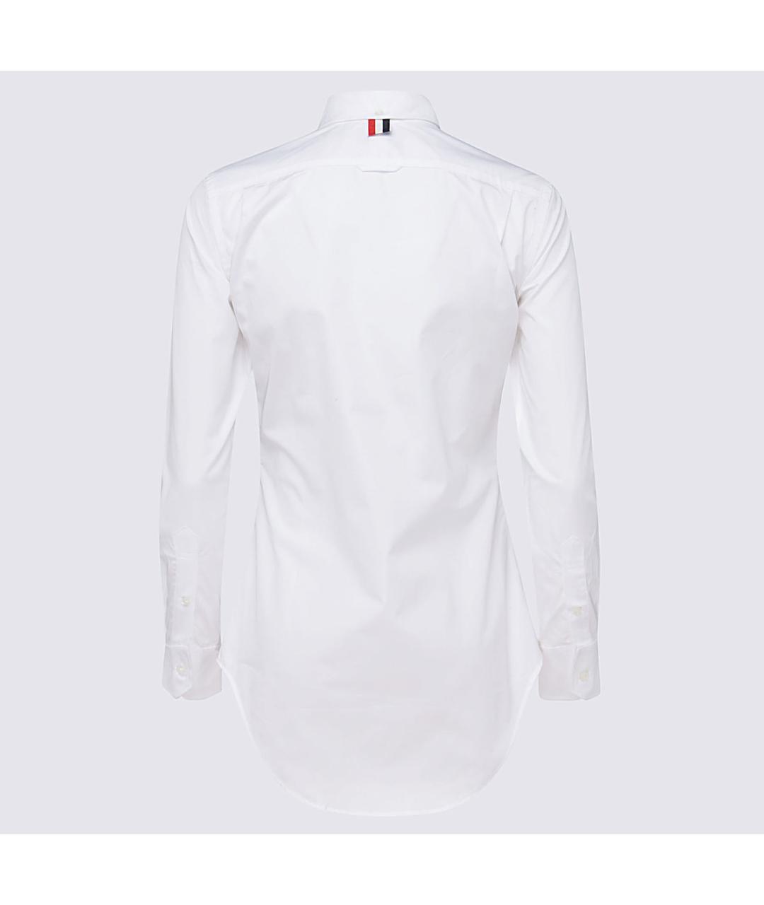 THOM BROWNE Белая хлопковая рубашка, фото 2