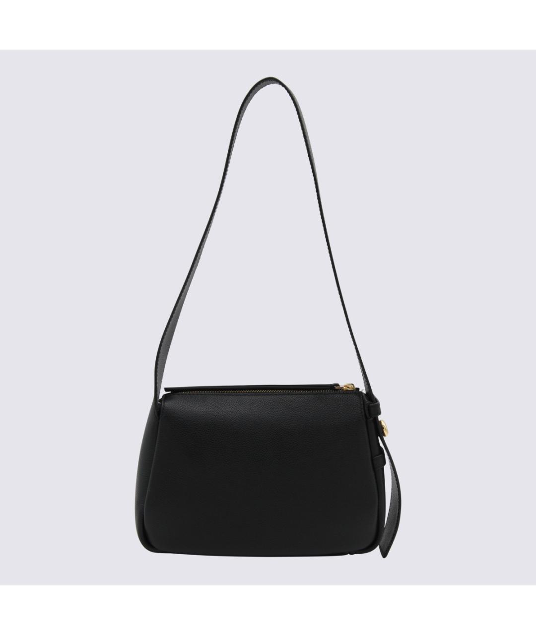 TORY BURCH Черная кожаная сумка через плечо, фото 2