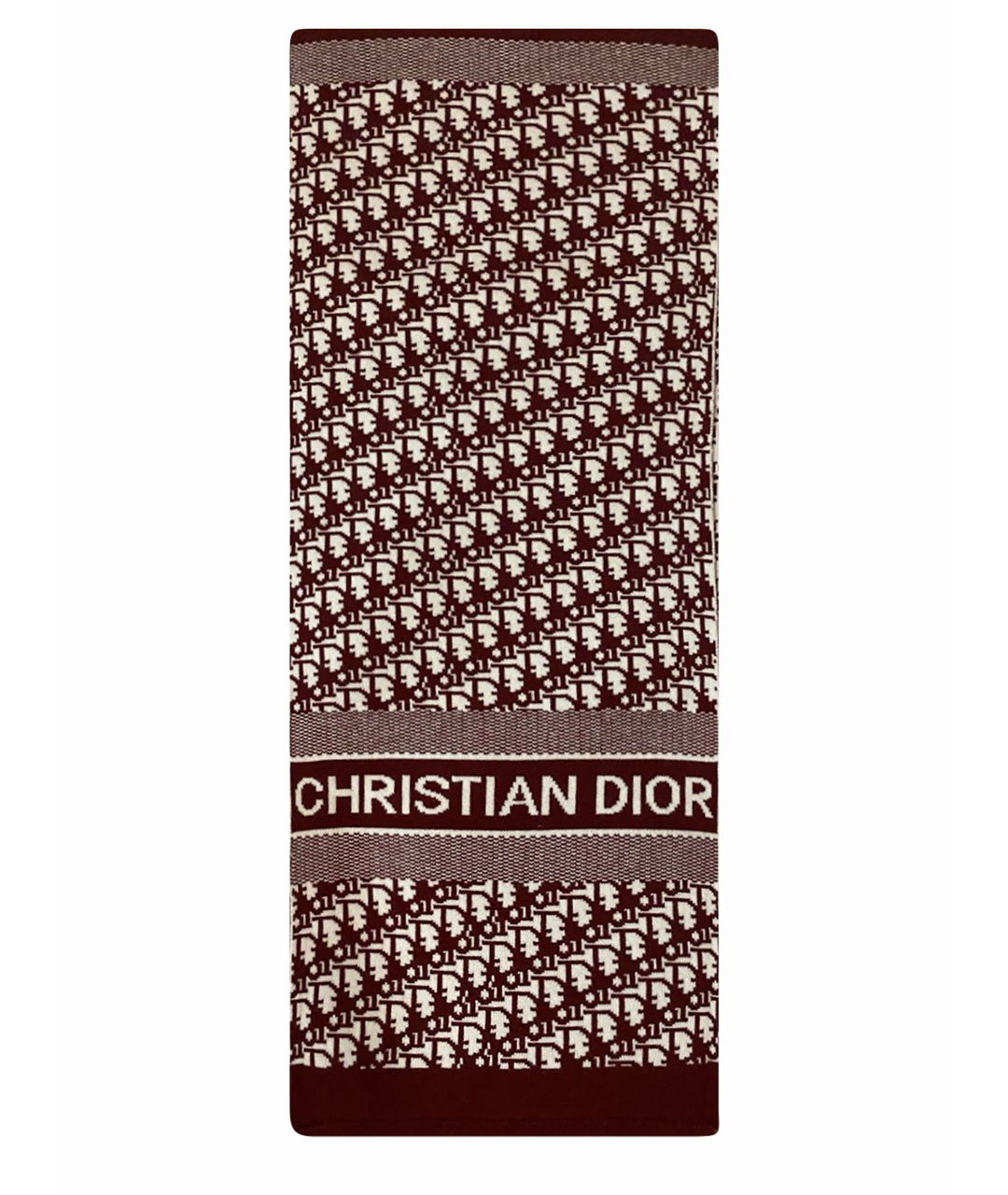 CHRISTIAN DIOR PRE-OWNED Красный кашемировый шарф, фото 1