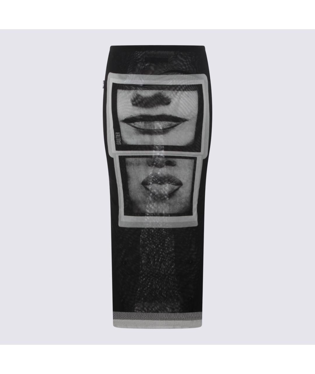 JEAN PAUL GAULTIER Черное полиамидовое платье, фото 2