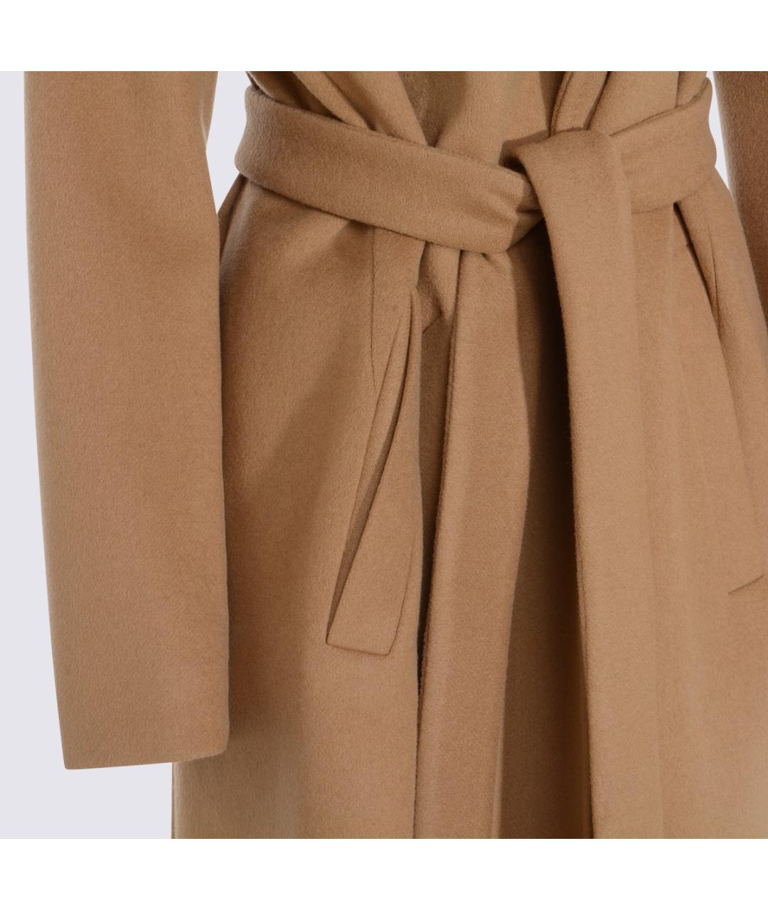 HERNO Бежевое шерстяное пальто, фото 3