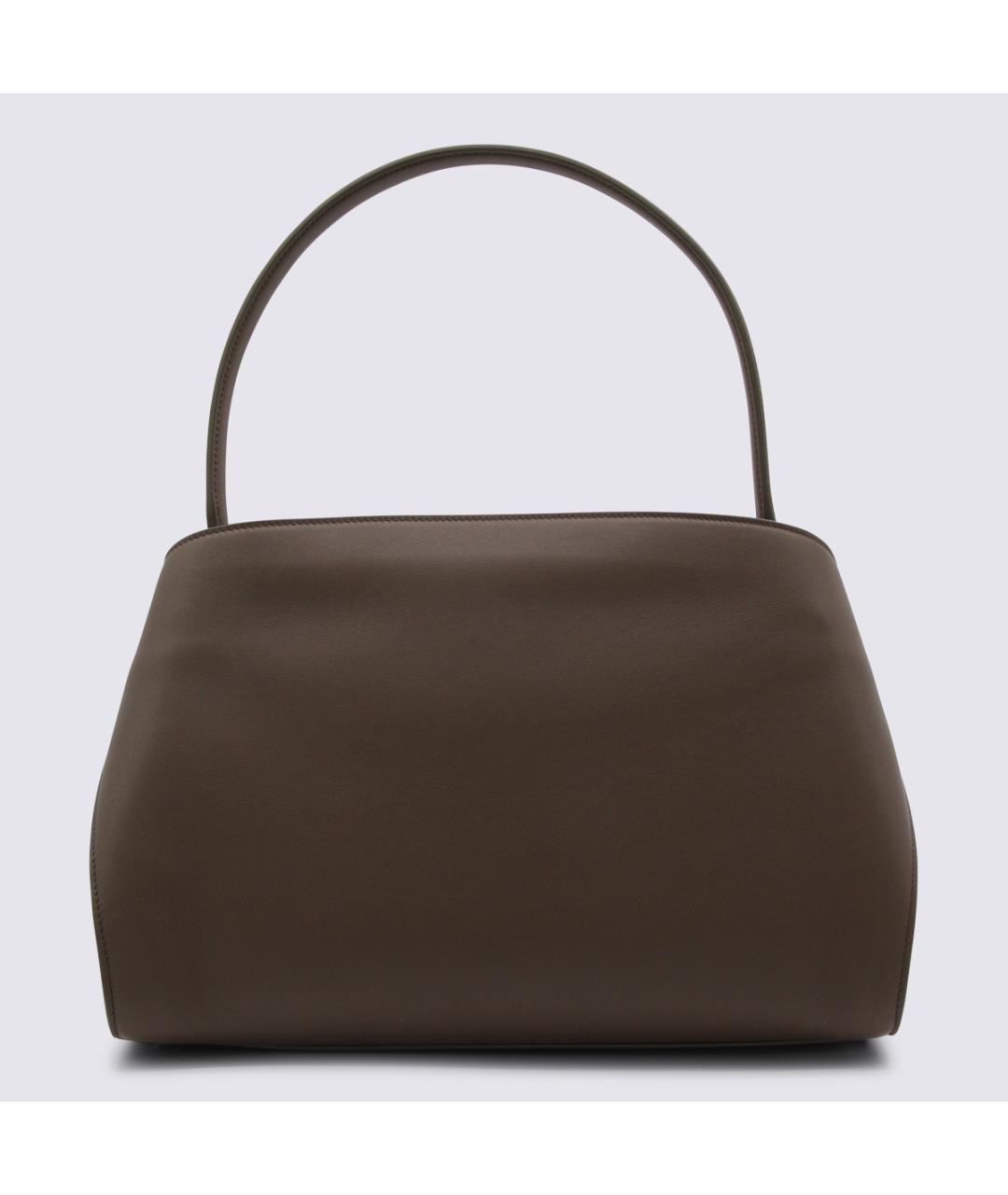 FERRAGAMO Коричневая кожаная сумка тоут, фото 3