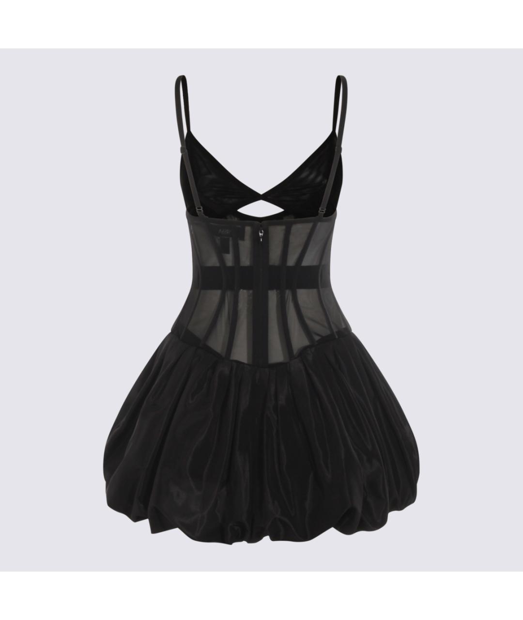 NISSA Черное полиэстеровое вечернее платье, фото 2